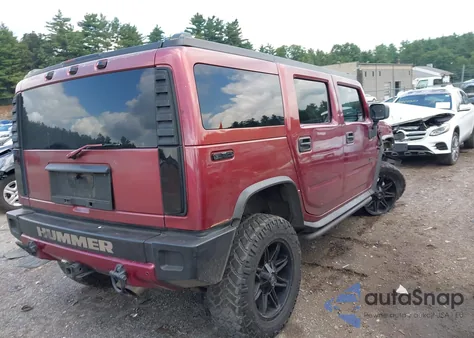 2005 Hummer H2 Suv из США, поврежденный, VIN 5GRGN23U35H116858